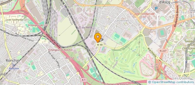 localisation de l'entreprise LANRAGOWENS  RONCHIN