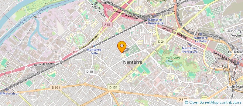 localisation de l'entreprise LANRIVOAL  NANTERRE