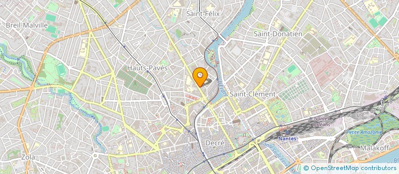 localisation de l'entreprise LANS IMMOBILIER à NANTES