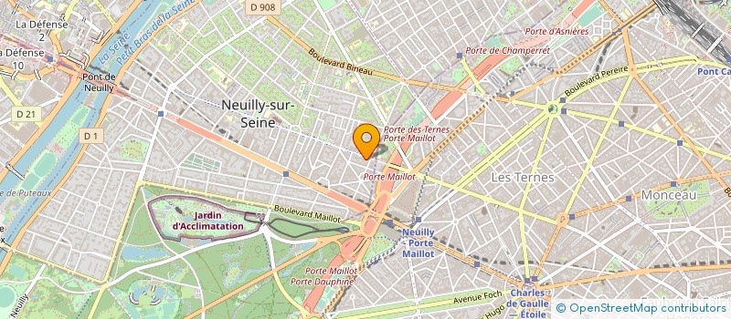 localisation de l'entreprise LANSAC NEUILLY à NEUILLY-SUR-SEINE