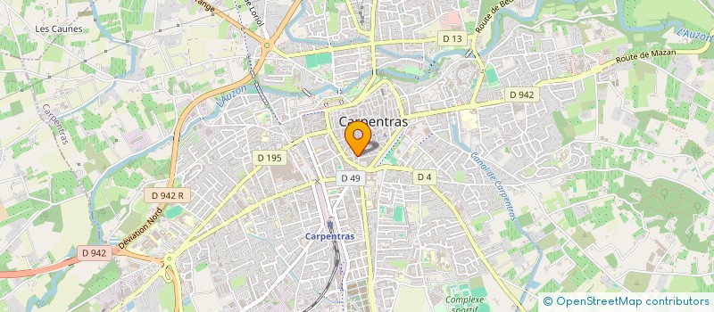 localisation de l'entreprise LANSADE HELENE NAL BEATRICE NAL PIERRE NAL FREDERI  CARPENTRAS