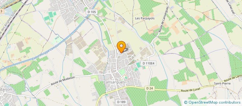 localisation de l'entreprise LANSARGUES ANIMATION  LANSARGUES