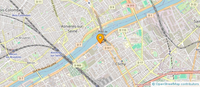 localisation de l'entreprise LANSE à CLICHY