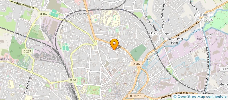 localisation de l'entreprise LANSIL à NEVERS