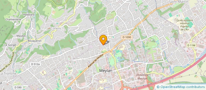 localisation de l'entreprise LANSINO à MEYLAN