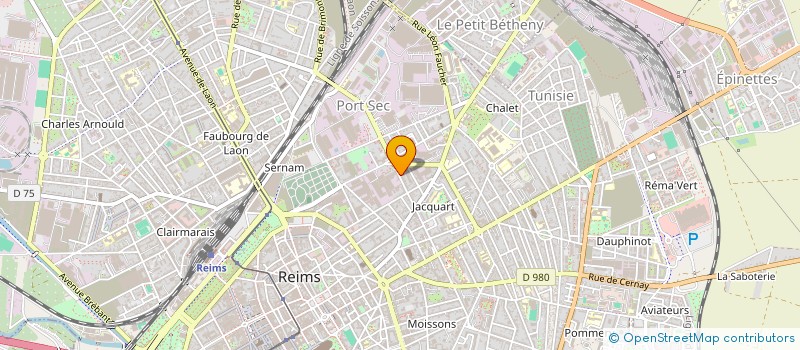 localisation de l'entreprise LANSON DUC  REIMS