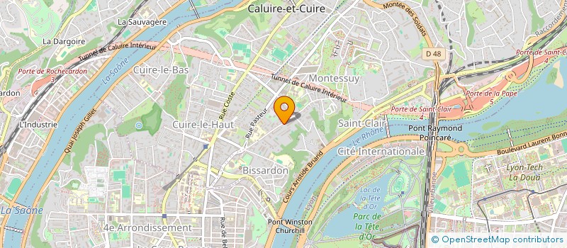 localisation de l'entreprise LANSRY CONSULTING  CALUIRE-ET-CUIRE