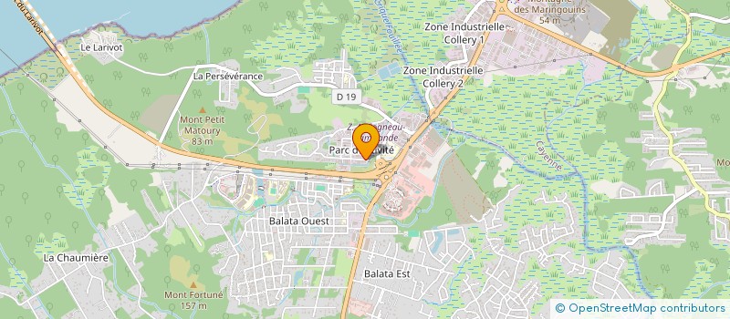 localisation de l'entreprise LANTANA  MATOURY