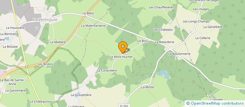 localisation de l'entreprise LANTANA PERCHE PAYSAGE à L'HOME-CHAMONDOT