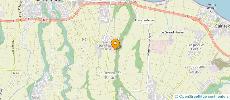 localisation de l'entreprise LANTANT ZENES KARTYE SINTMARI à SAINTE-MARIE