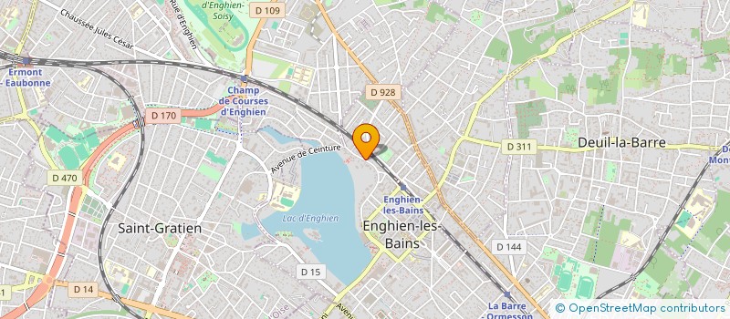 localisation de l'entreprise LANTEGUI à ENGHIEN-LES-BAINS