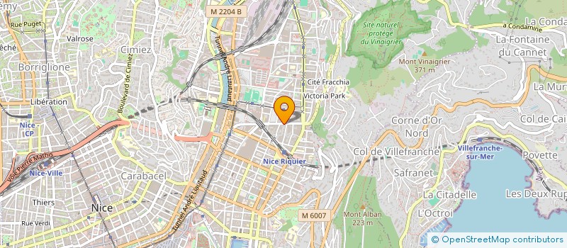 localisation de l'entreprise LANTERI  NICE