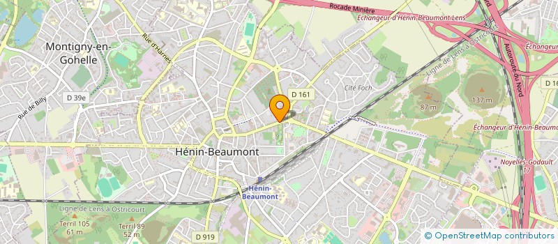 localisation de l'entreprise LANTERNE NOIRE à HENIN-BEAUMONT