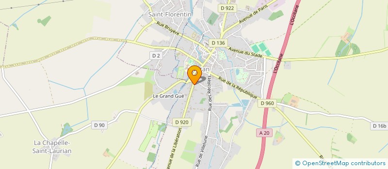 localisation de l'entreprise LANTHA à VATAN