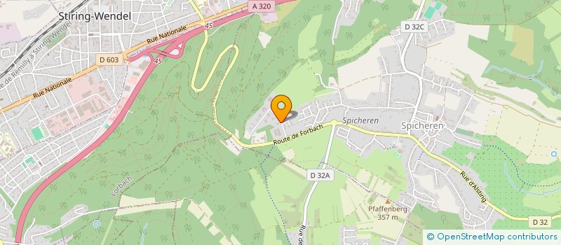 localisation de l'entreprise LANTIERI ET FILS  SPICHEREN