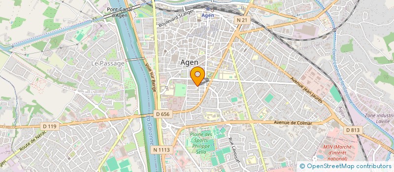 localisation de l'entreprise LANTIN GESTION ET INVESTISSEMENTS  AGEN