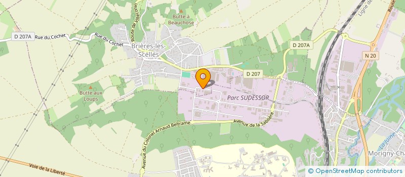 localisation de l'entreprise LANTMANNEN REAL ESTATE FRANCE  BRIERES-LES-SCELLES