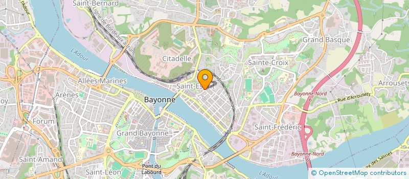 localisation de l'entreprise LANTOKI SAAS à BAYONNE