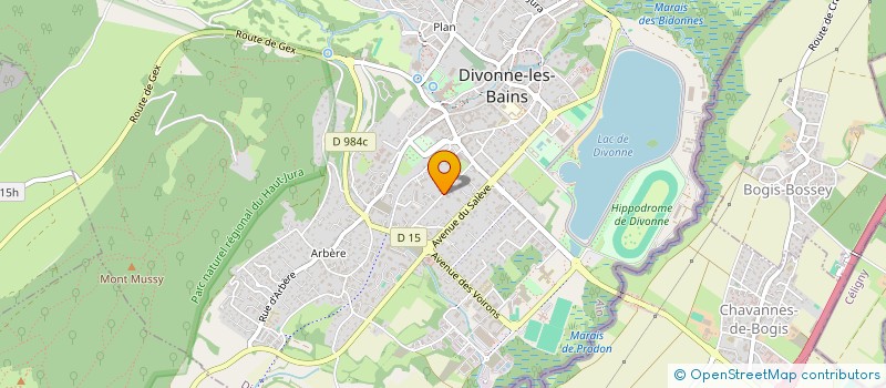 localisation de l'entreprise LANTRIAC SCI A CAPITAL VARIABLE  DIVONNE-LES-BAINS