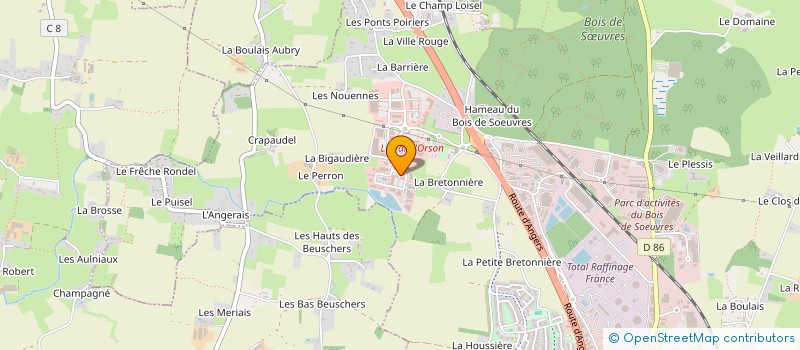 localisation de l'entreprise LANVACAD  VERN-SUR-SEICHE