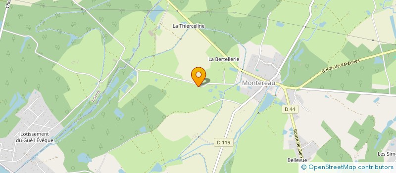localisation de l'entreprise LANVAREV à MONTEREAU