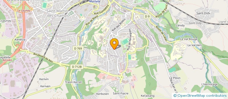 localisation de l'entreprise LANVEN SARL  PLOURIN-LES-MORLAIX