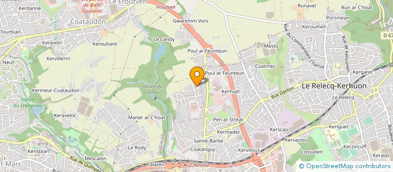 localisation de l'entreprise LANVIAN SERRES à GUIPAVAS