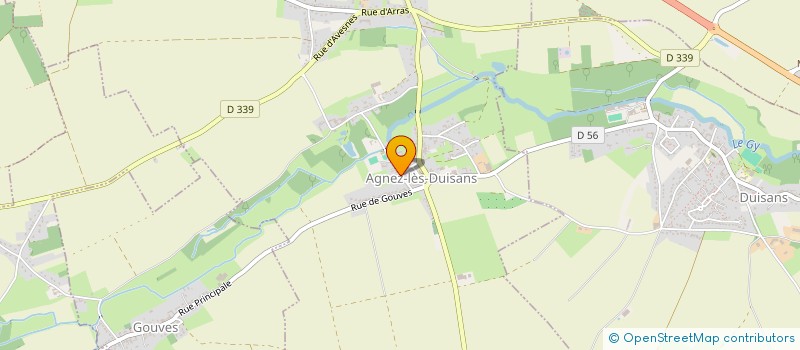 localisation de l'entreprise LANVIN  AGNEZ-LES-DUISANS