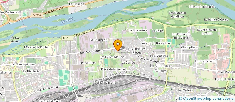localisation de l'entreprise LANVOLDUPHENIX à SAINT-PIERRE-DES-CORPS