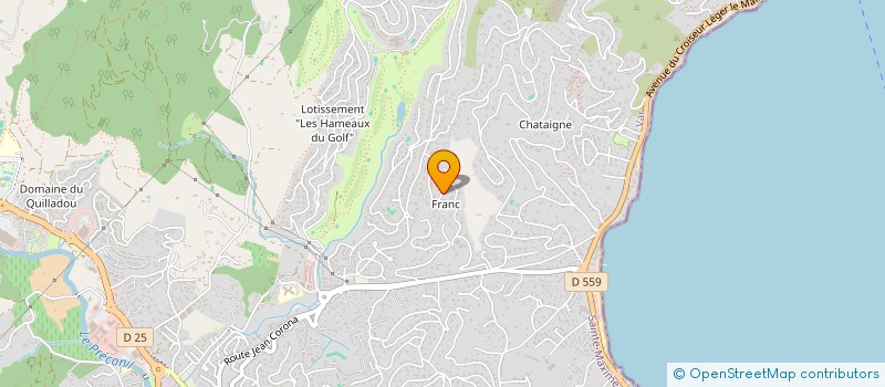 localisation de l'entreprise LANWELL & LEEDS  SAINTE-MAXIME