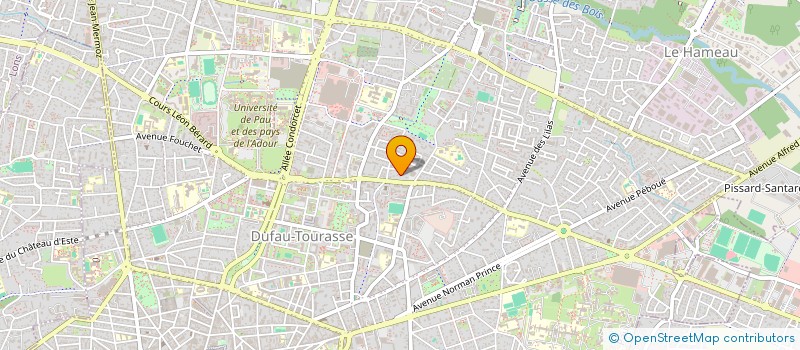 localisation de l'entreprise LANZA à PAU