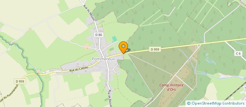 localisation de l'entreprise LANZA COUVERTURES  POMMEREUIL