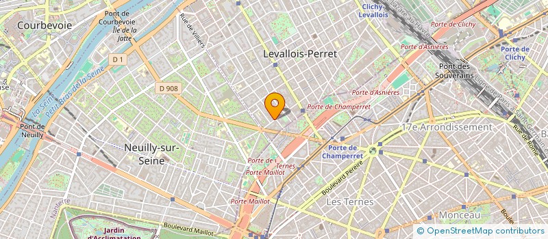 localisation de l'entreprise LANZA SOCIETE à LEVALLOIS-PERRET