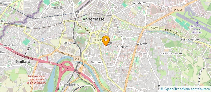 localisation de l'entreprise LANZAFAME IMMOBILIER à ANNEMASSE