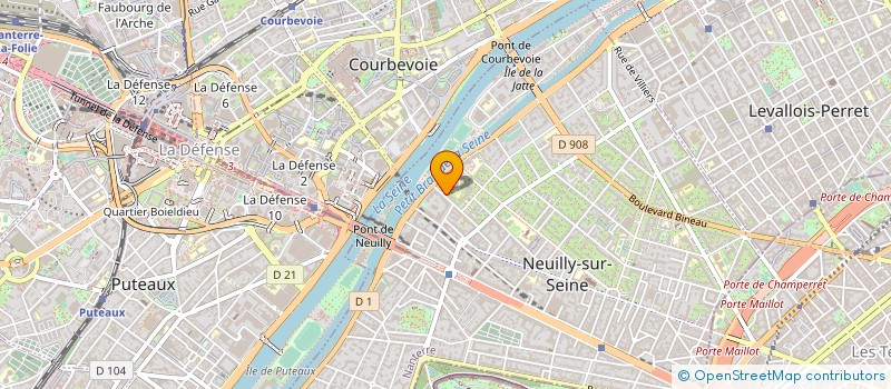localisation de l'entreprise LANZENBERG JEAN à NEUILLY-SUR-SEINE