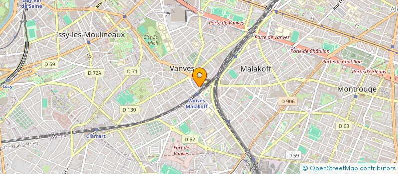 localisation de l'entreprise LANZERAY                      PIERR  VANVES