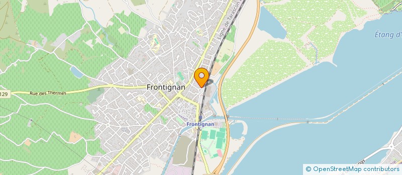 localisation de l'entreprise LANZOLA à FRONTIGNAN