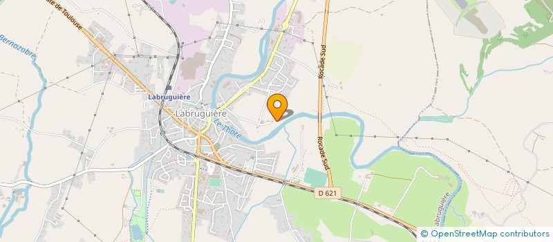 localisation de l'entreprise LAO  LABRUGUIERE