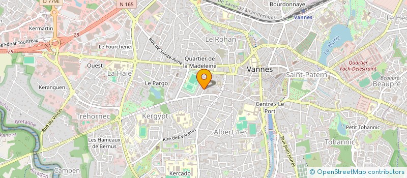 localisation de l'entreprise LAO DISTRIBUTION à VANNES