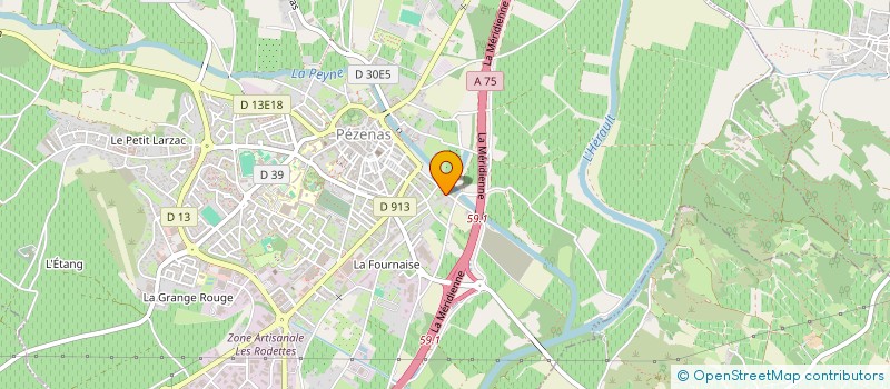 localisation de l'entreprise LAO SPIRIT  PEZENAS