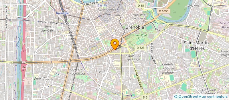 localisation de l'entreprise LAOMEDEA à GRENOBLE