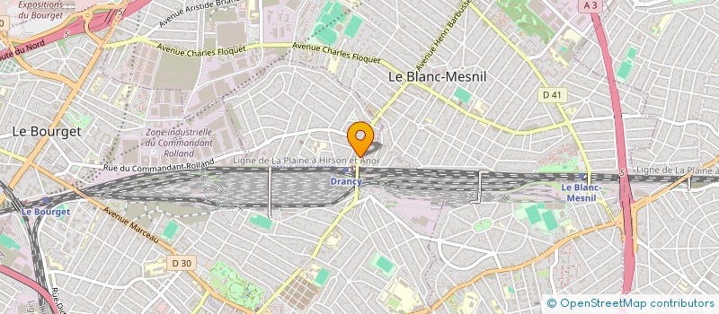 localisation de l'entreprise LAON BATIMENT à DRANCY