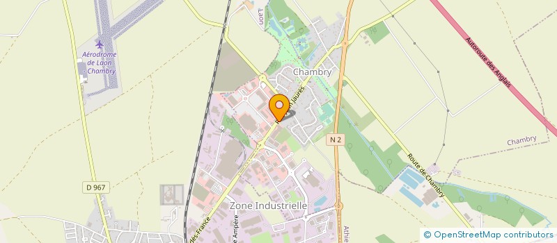 localisation de l'entreprise LAON BRICOLAGE  CHAMBRY