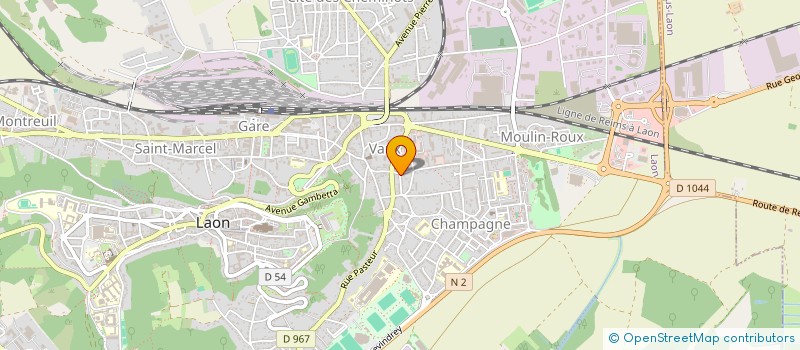 localisation de l'entreprise LAON JUDO à LAON