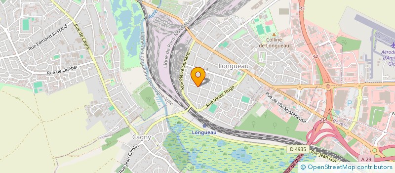 localisation de l'entreprise LAONA à LONGUEAU