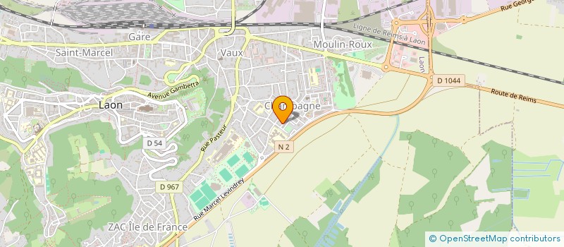 localisation de l'entreprise LAONDIS à LAON