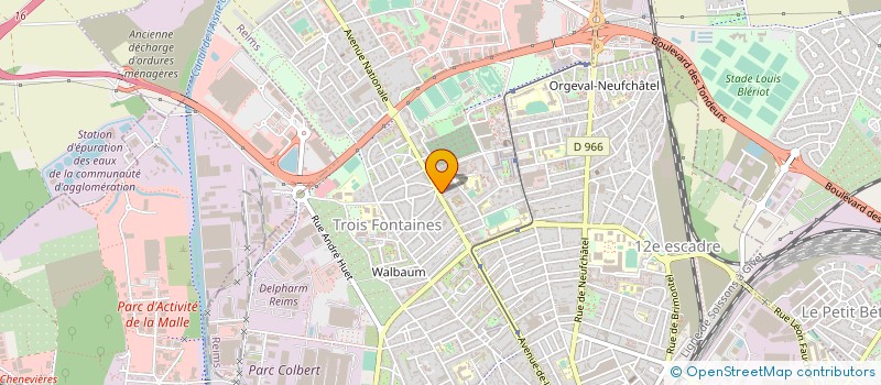localisation de l'entreprise LAONDISTRIBUTION à REIMS