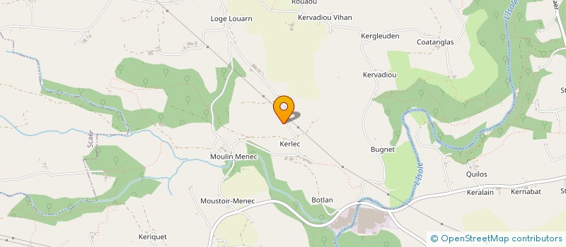 localisation de l'entreprise LAONET  BANNALEC
