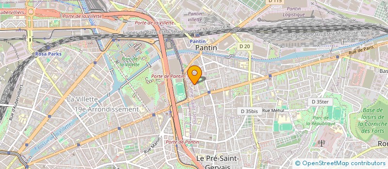 localisation de l'entreprise LAONSA à PANTIN
