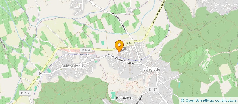 localisation de l'entreprise LAORAN  LANGLADE